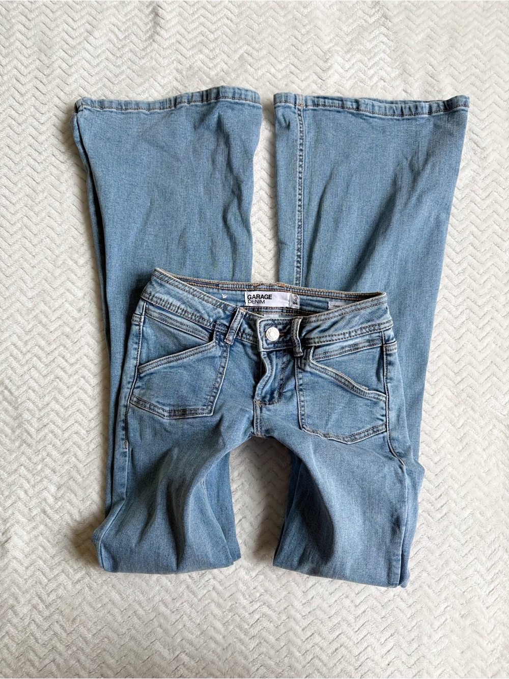 Y2K Low Rise Flare Jeans Size 0